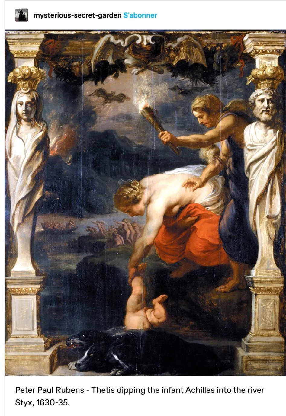 Une image contenant art, peinture, mythologie, personne
Description générée automatiquement