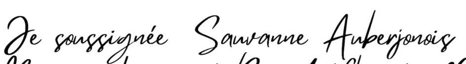 Une image contenant Police, écriture manuscrite, calligraphie, typographie
Description générée automatiquement